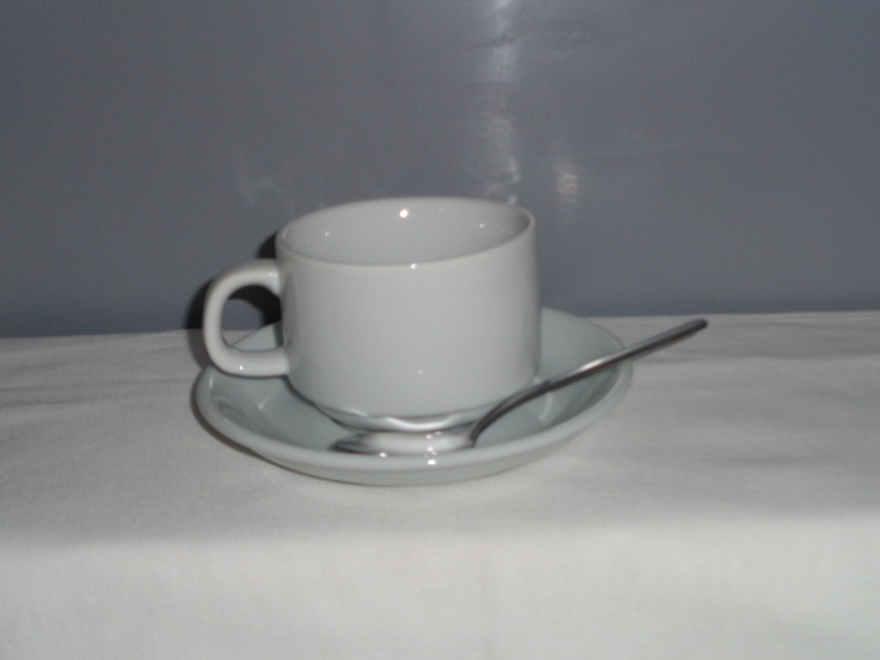 Tasse à café blanche