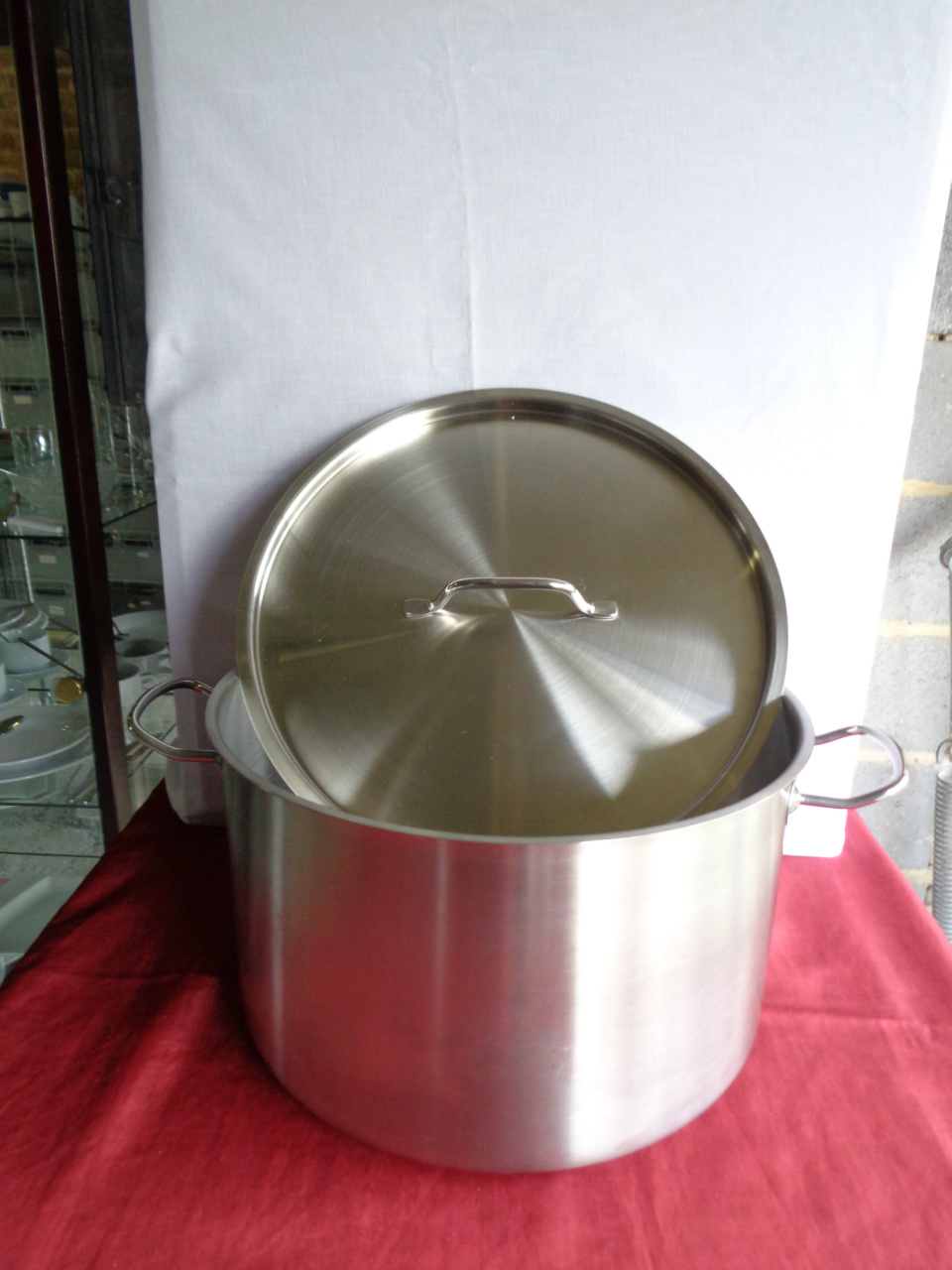 Casserole 17 litres en inox + 1 couvercle