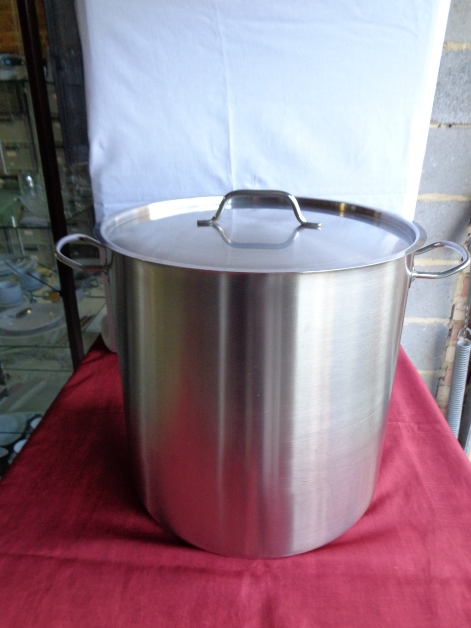 Casserole 36 litres en inox + 1 couvercle