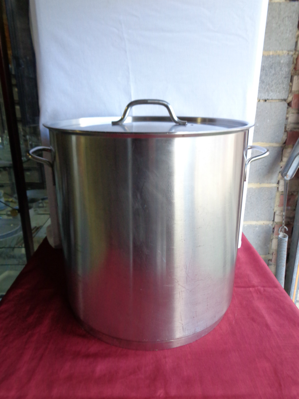 Casserole 50 litres en inox + 1 couvercle